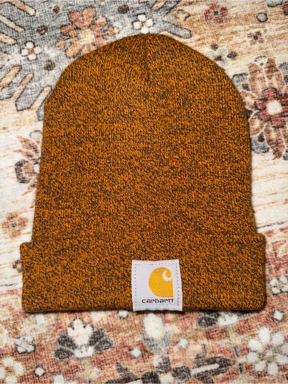 Carhartt Unisex Orange Heather/Marled Beanie